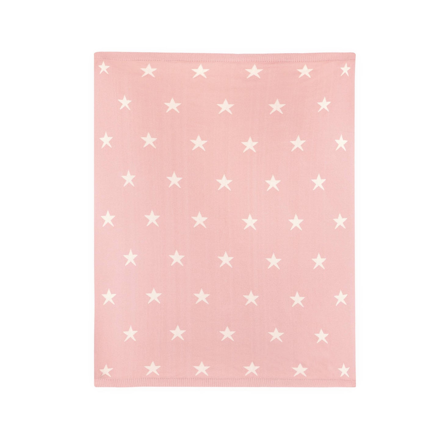 Stars Reversible Sweater Knit Baby Blankets Organic Cotton: Grey Heather