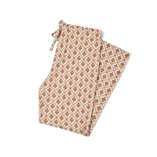 Holly Trellis Long Sleeve & Pants Bamboo Women's Pajama Set