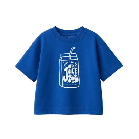 Juice Box Tee: Cobalt Blue