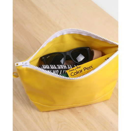 Big Sur Splash Zip Pouch: Pink