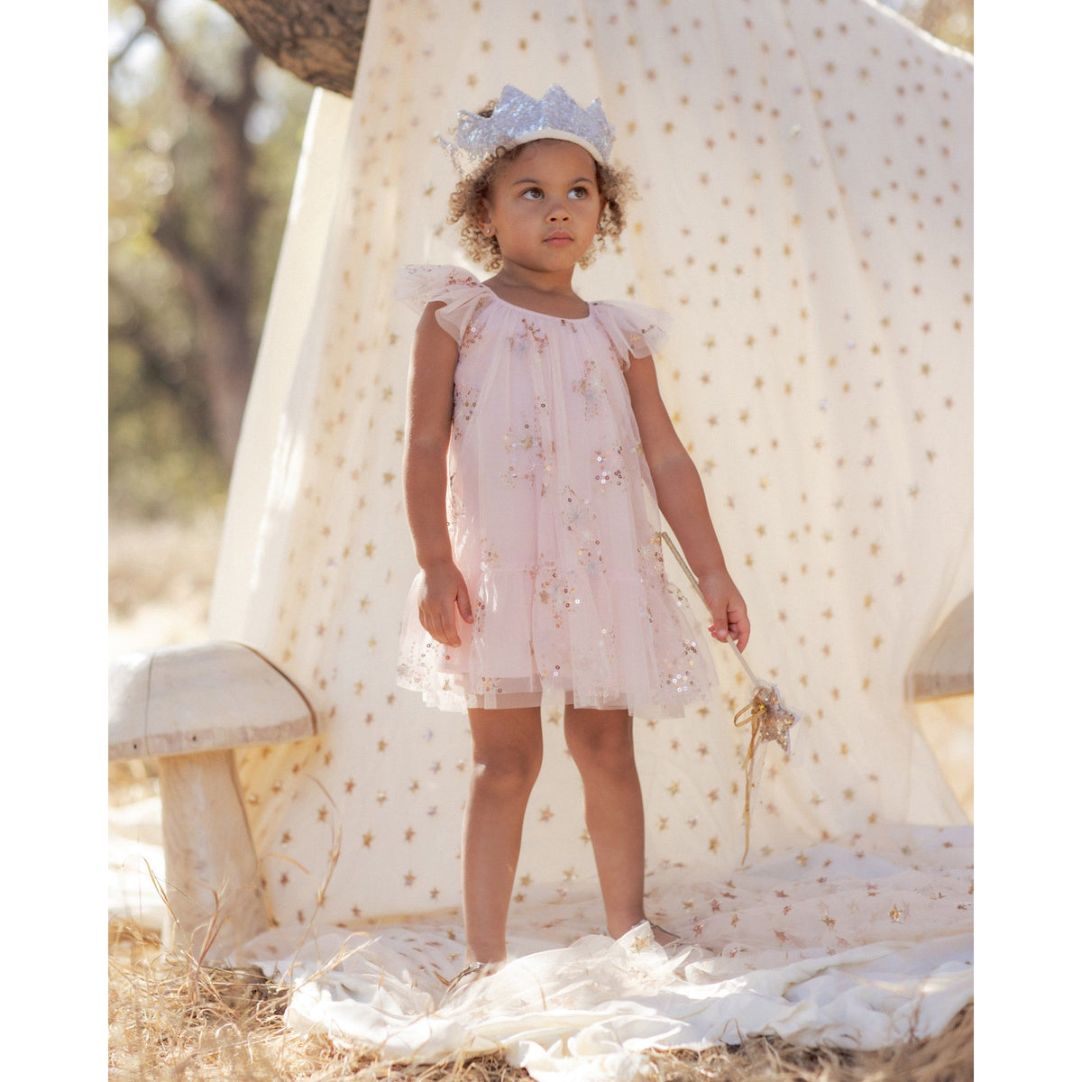 Edie Dress Pink - Rylee + Cru | Kids Clothes | Trendy Baby Clothes | Modern Infant Outfits |