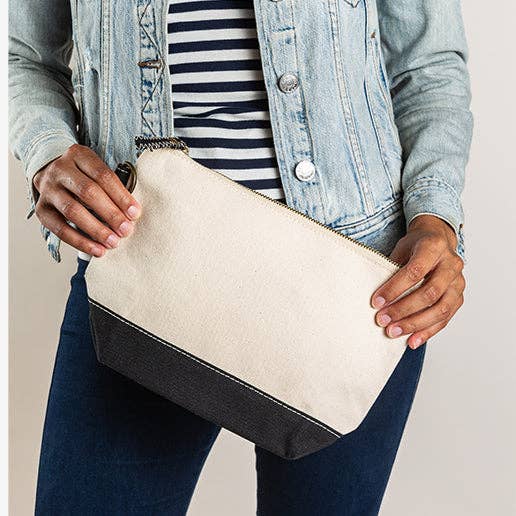 All In Zip Top Pouch: Cobalt