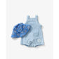 Terry Romper - Angelfish | Sky
