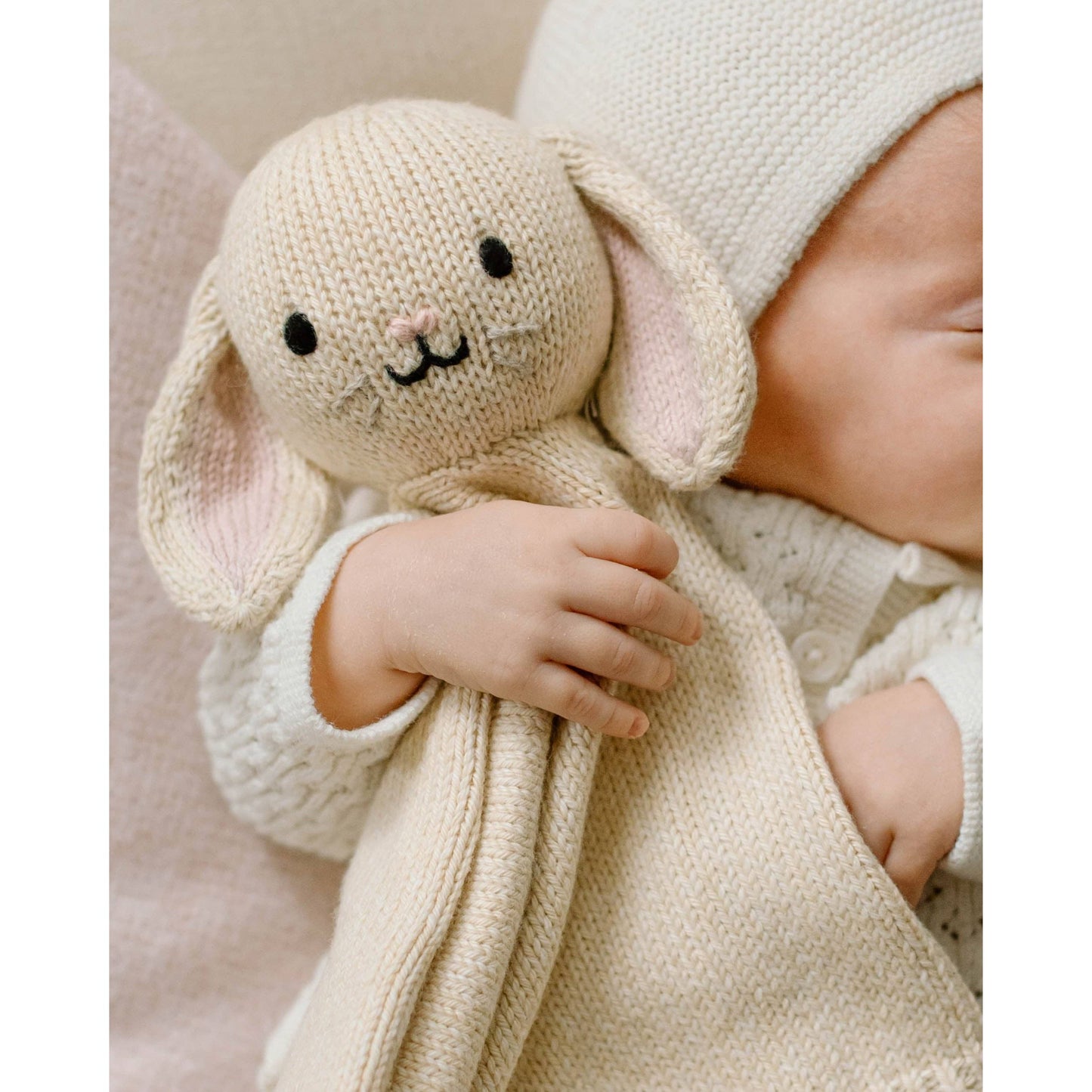 cuddle+kind - Baby bunny lovey (oatmeal)