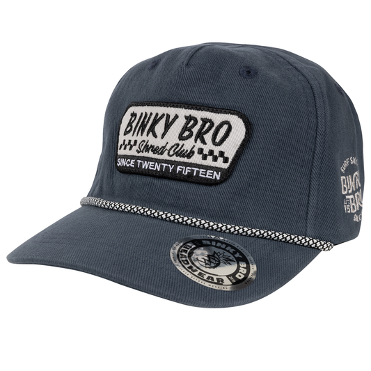 Shred Club Hat: Steel Blue
