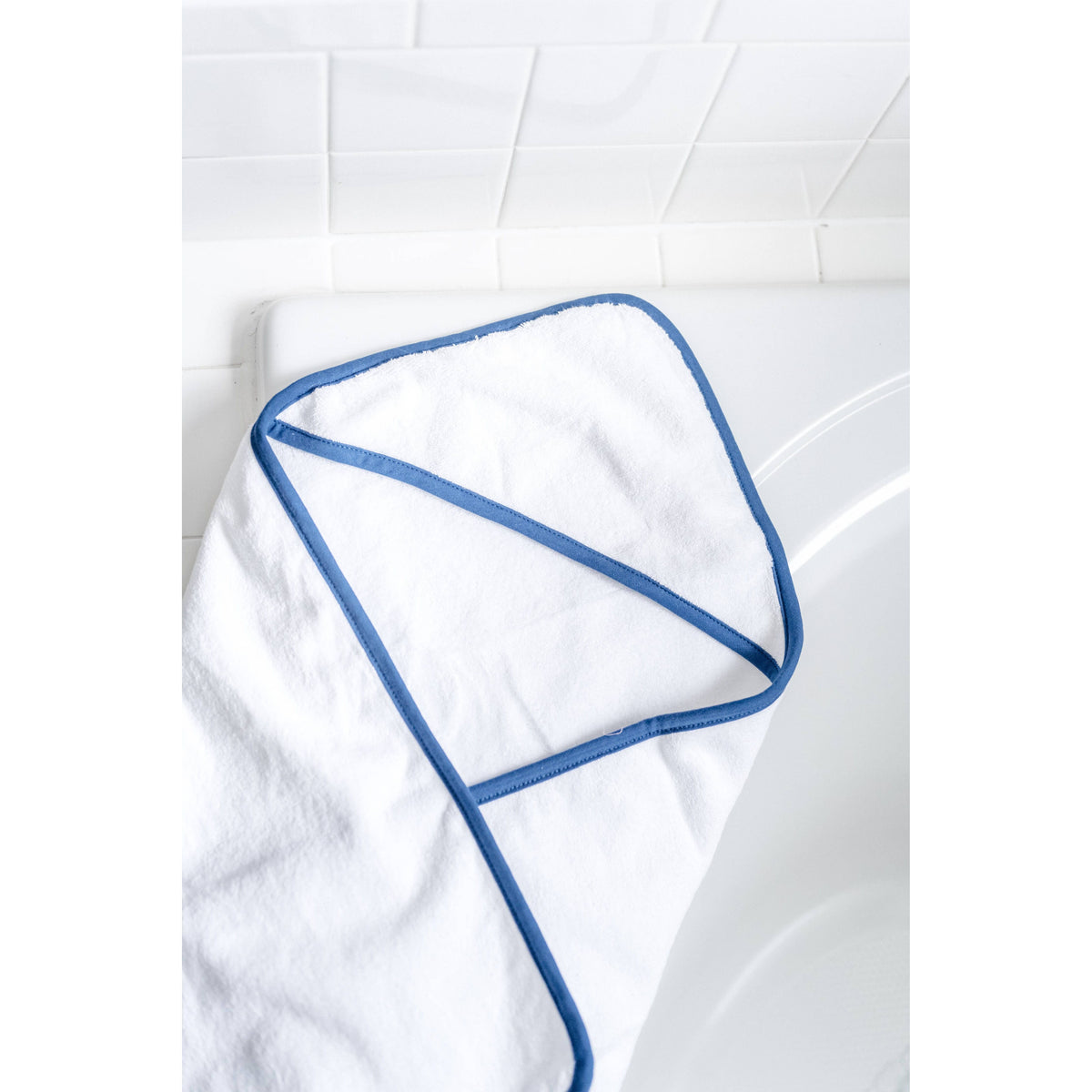 Hooded Terry Bath Towel | Navy