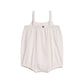 Caspia Seersucker Bubble Romper - Coconut