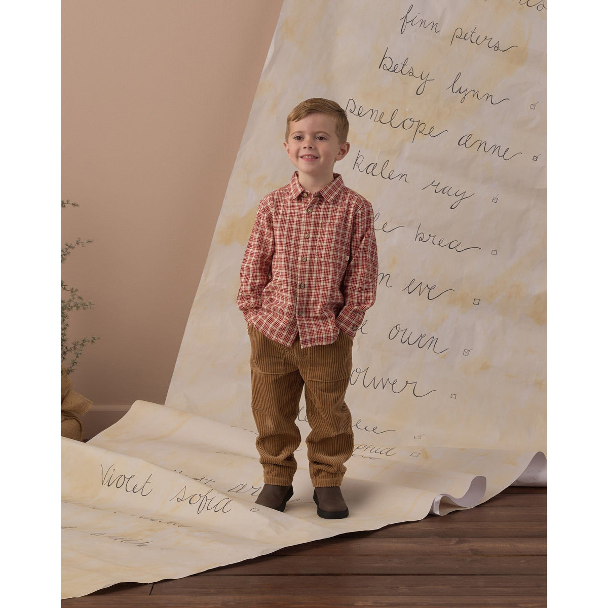 Oliver Pant Toffee - Rylee + Cru | Kids Clothes | Trendy Baby Clothes | Modern Infant Outfits |
