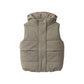 Hooded Puffer Vest - Army Green