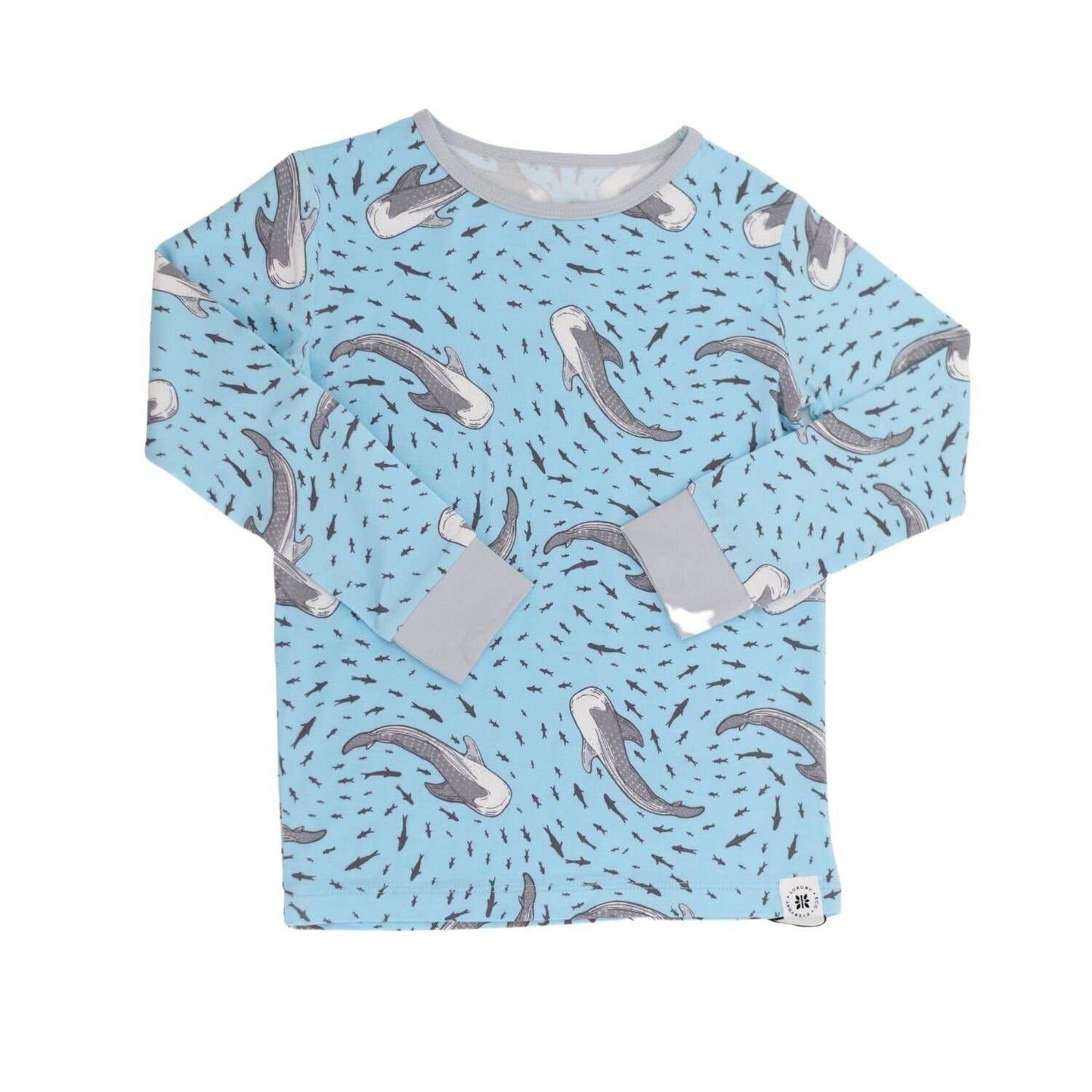 Big Kid Pajama - Swirling Sharks