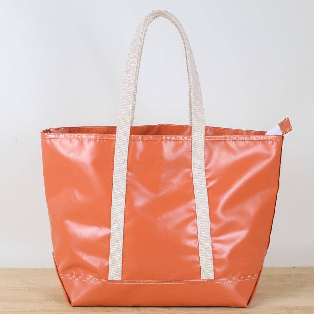 Big Sur Splash Tote: Navy