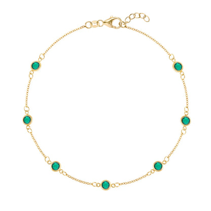 Gemstone by the Inch Bracelet
