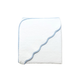 Terry Tots - Hooded Towel - Blue Stripe Trim