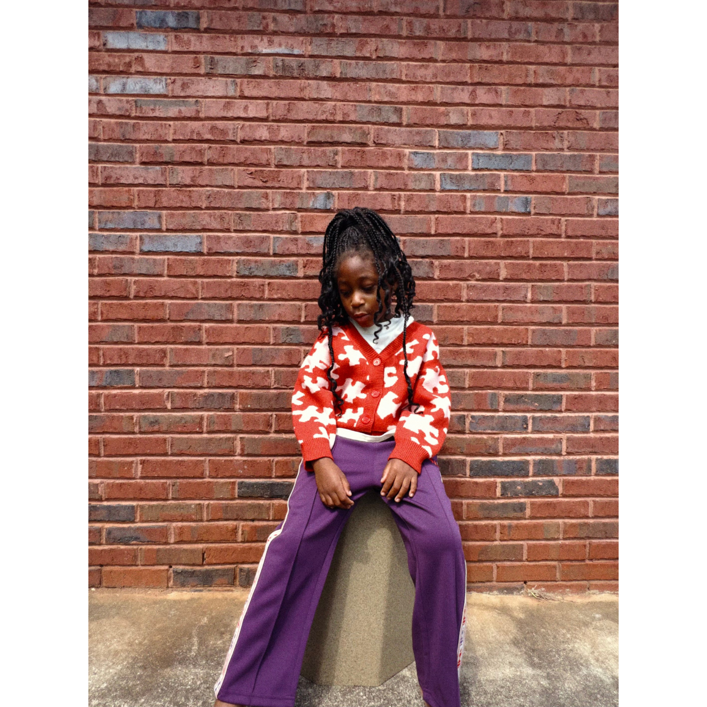 PUZZLE CARDIGAN: Green