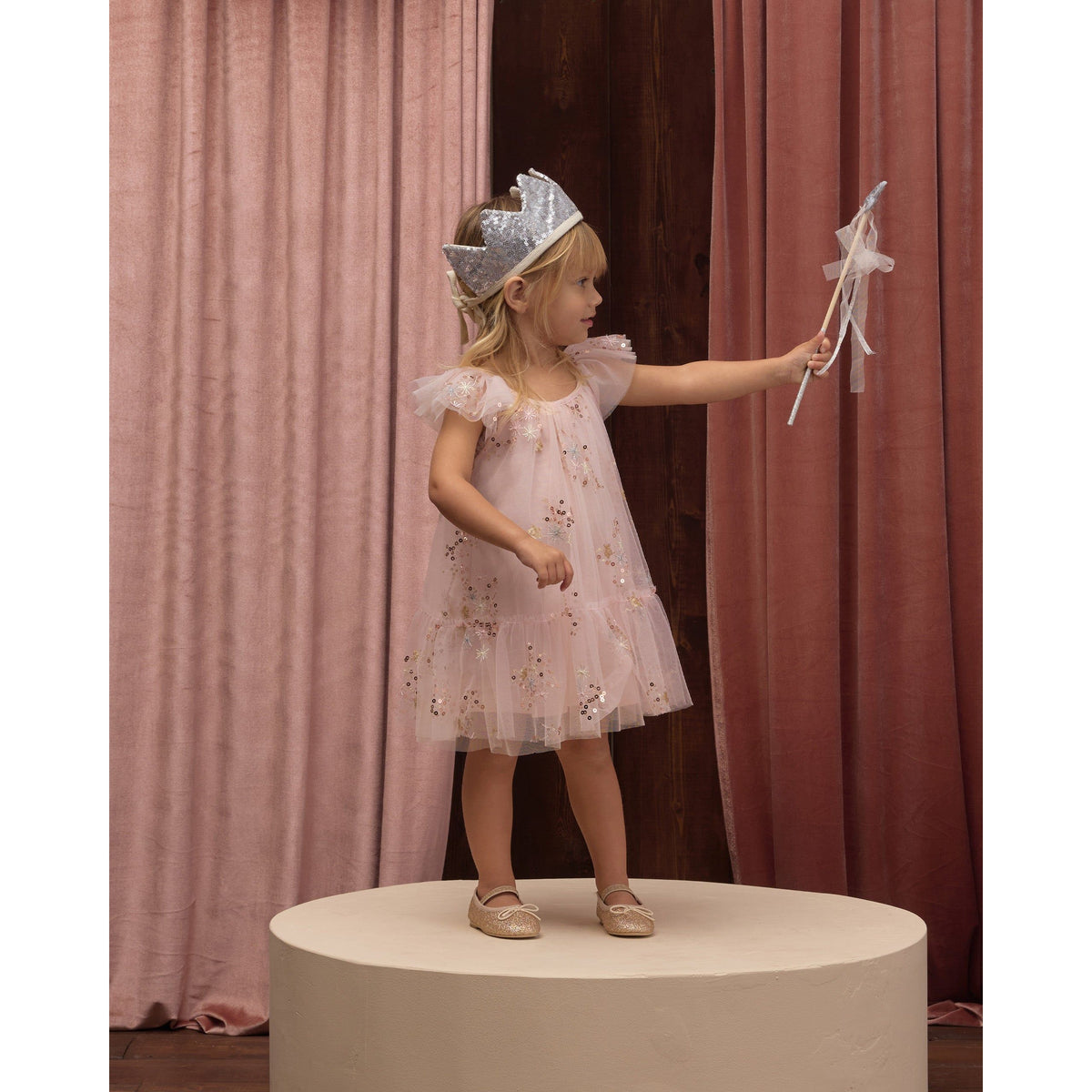 Edie Dress Pink - Rylee + Cru | Kids Clothes | Trendy Baby Clothes | Modern Infant Outfits |