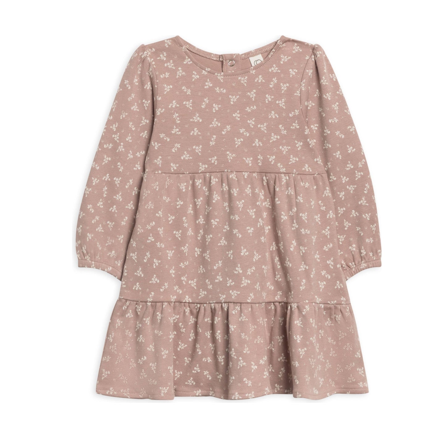 Sofia Long Sleeve Tiered Dress - Wilda Floral / Wren