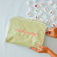 PVC Mahjong Bag Cosmetic Bag, Travel Toiletries Storage Bag: Scallop / L