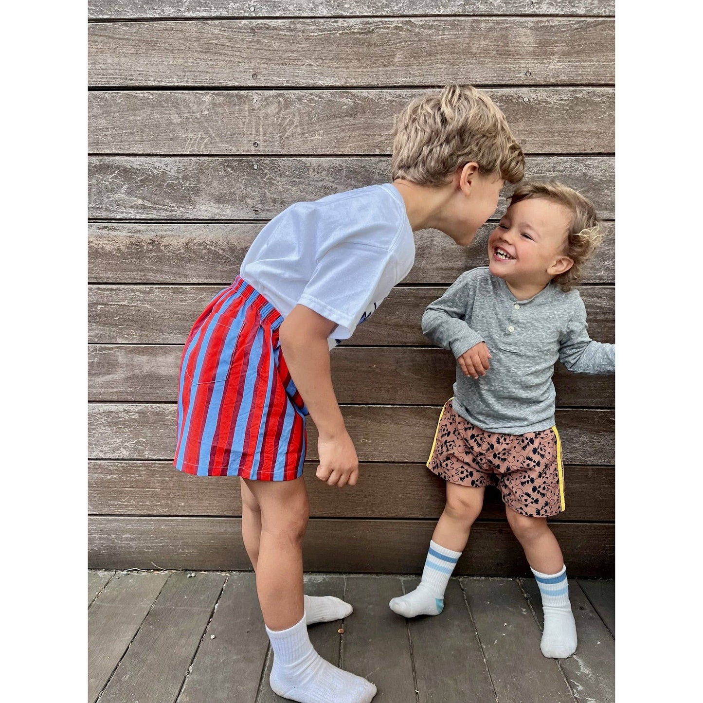 Trail Short - Multi Stripe | Candy Apple