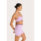 Barre Seamless Short: Lilac/Navy