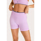 Barre Seamless Short: Lilac/Navy