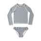 Maryn Rashguard Set || Navy Stripe