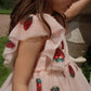 yvonne frill dress - strawberry