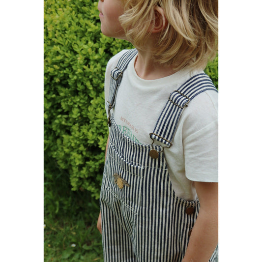 fender overalls - naval stripe