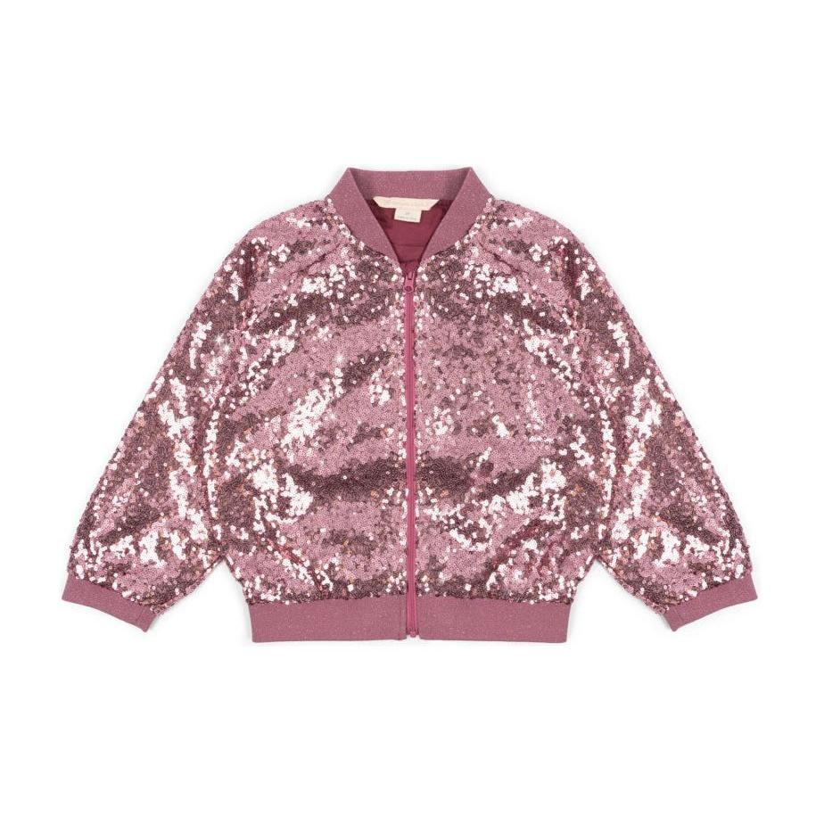 STARLA SEQUIN JACKET - BLUSH