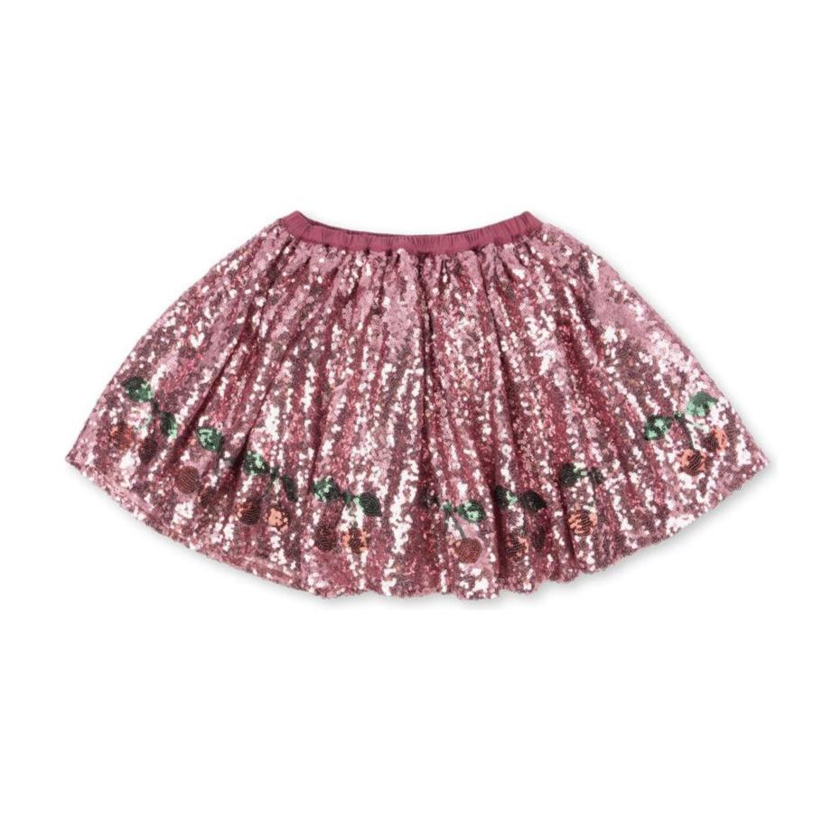 STARLA SEQUIN SKIRT - BLUSH