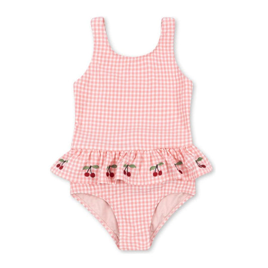 soline swimsuit - pink gingham