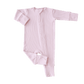 Perfect Pink Rib Convertible Romper Rompers sweetbambooclothing