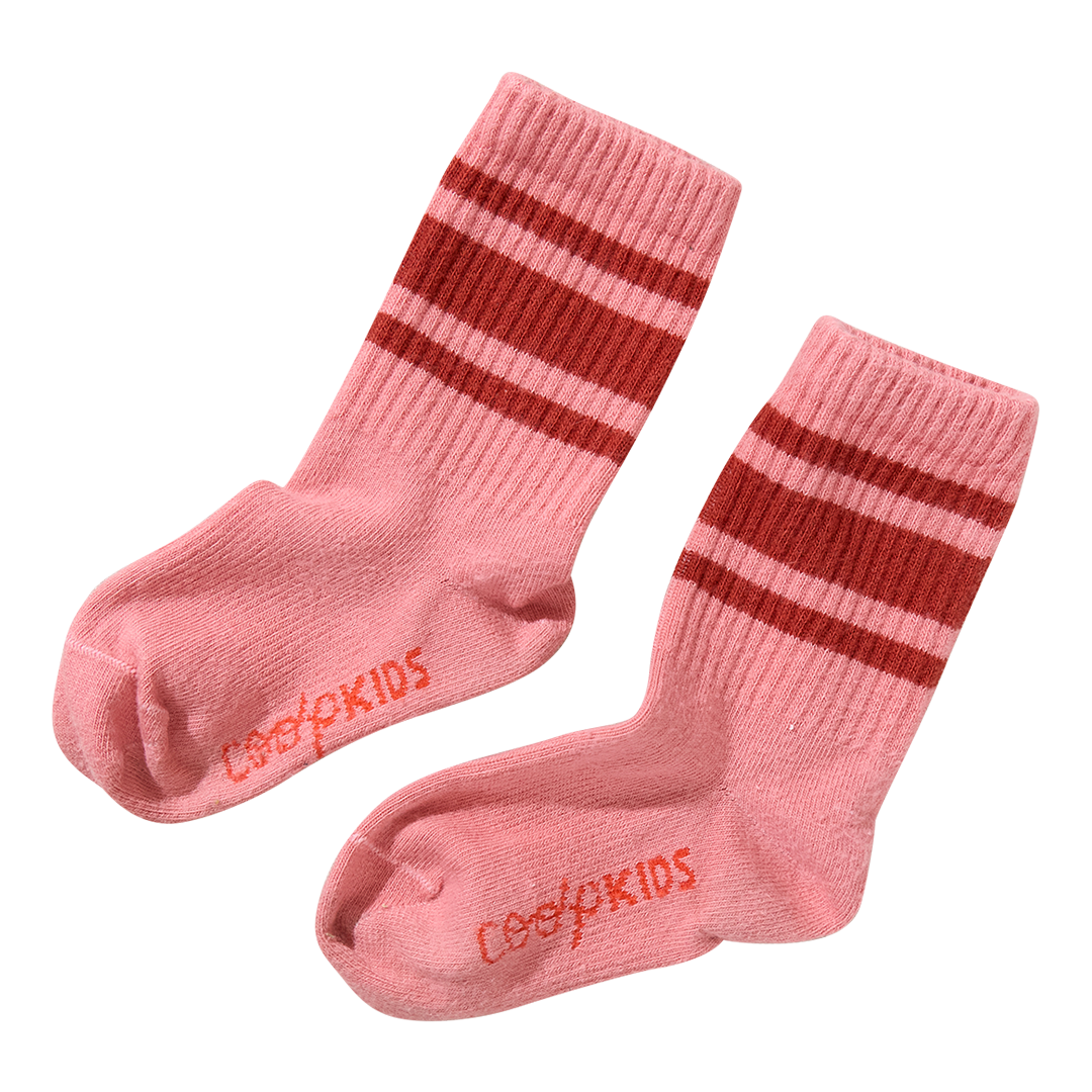 Scooter Tube Sock - Pink Red