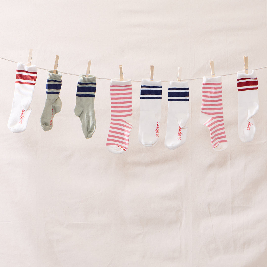 Scooter Tube Sock - Pink Red