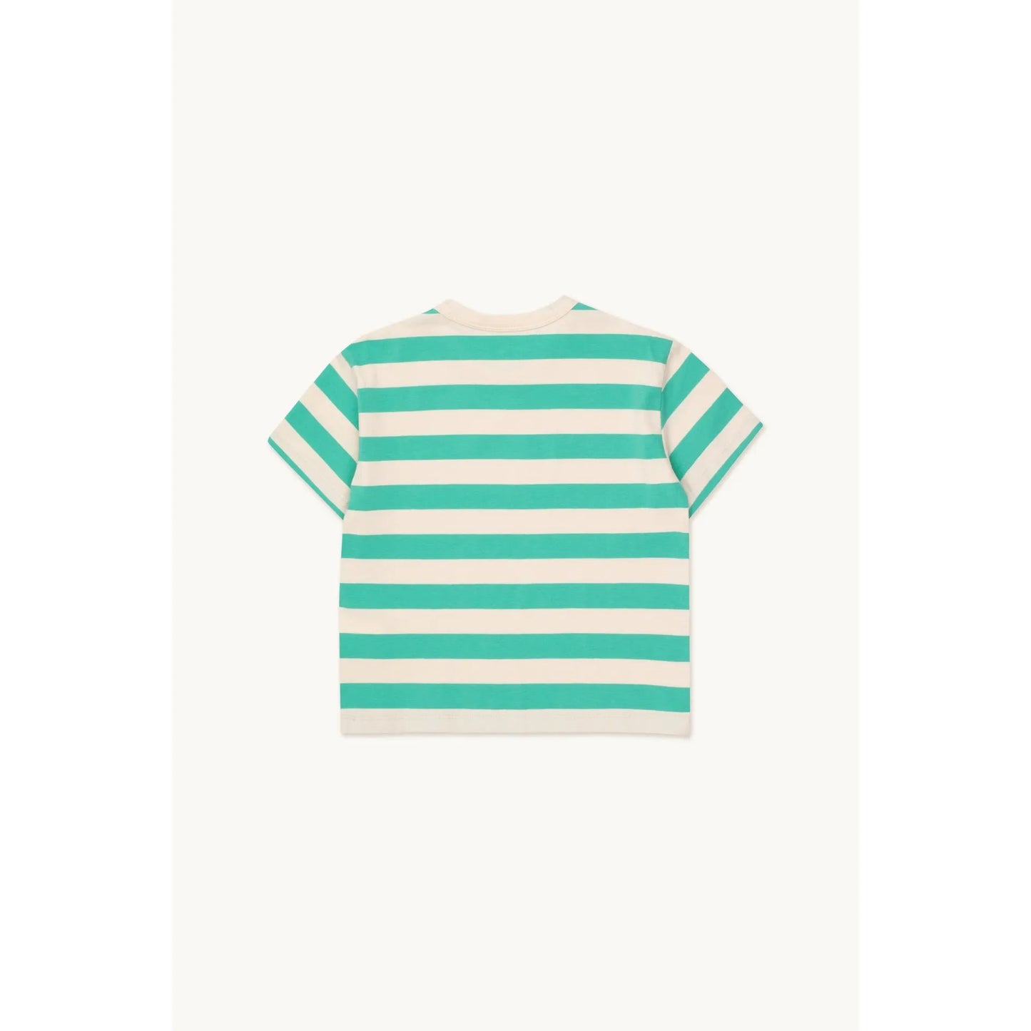 Stripes Tee - Light Cream/Emerald