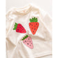 strawberries tee - Pigeon said please