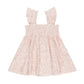 smocked jersey dress || pink blossom