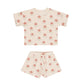 waffle tee + shorts set || tulips