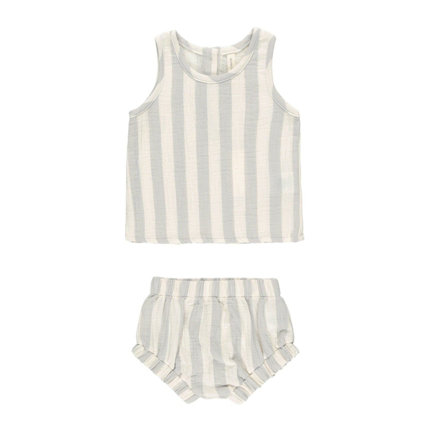 woven tank + short set || sky stripe