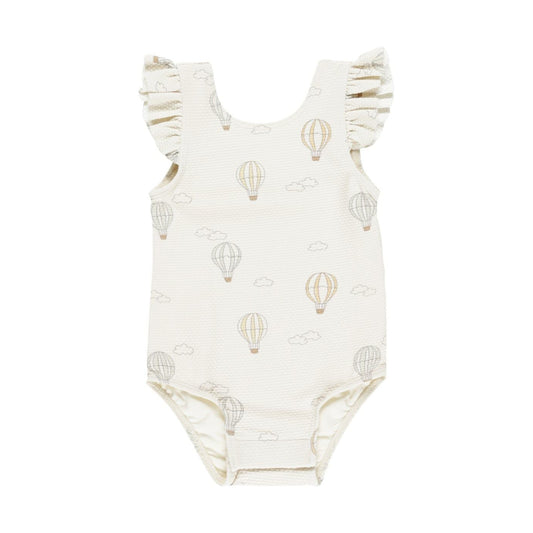 scoop back one-piece || hot air balloons