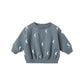 RELAXED FLEECE SWEATSHIRT || SILVER MOONS