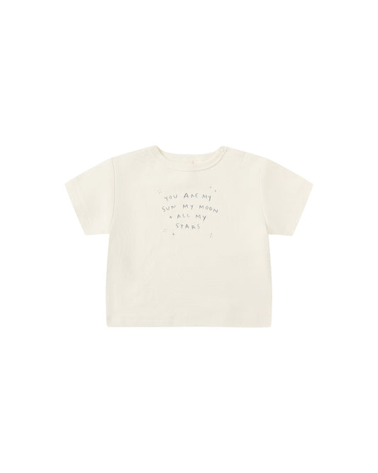 BOXY TEE || SUN, MOON & STARS