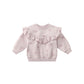 RUFFLE FLEECE SWEATSHIRT || BOWS