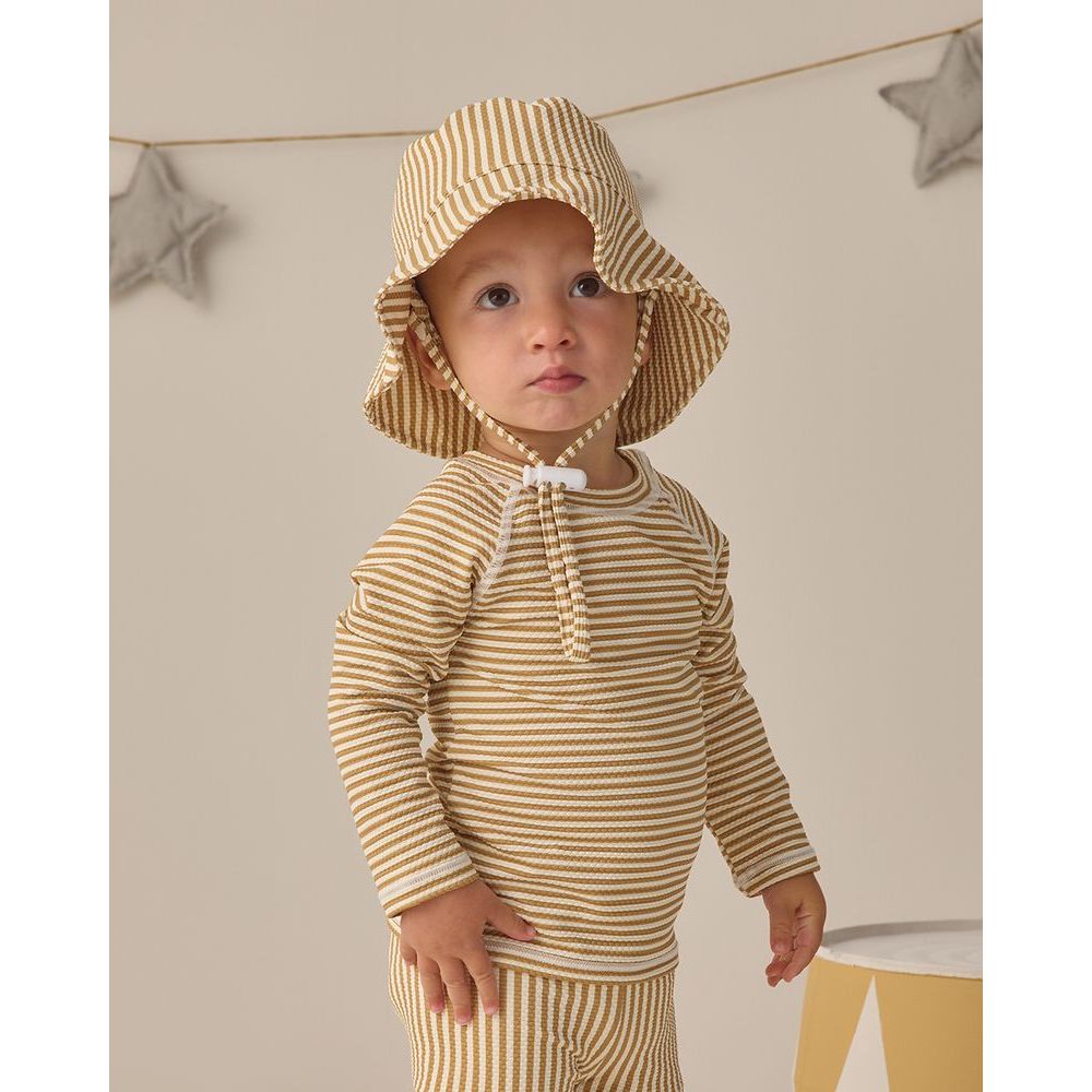 Bucket Hat || Honey Stripe Small
