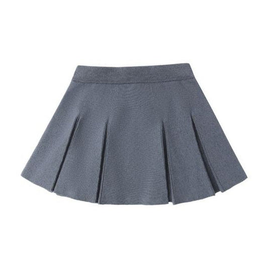 Sloane Knit Skirt || Marine