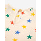 Multicolor Stars All Over Ruffle T-Shirt