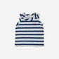 Blue Stripes Terry Tank Top