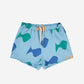 Multicolor Fish Swim Shorts