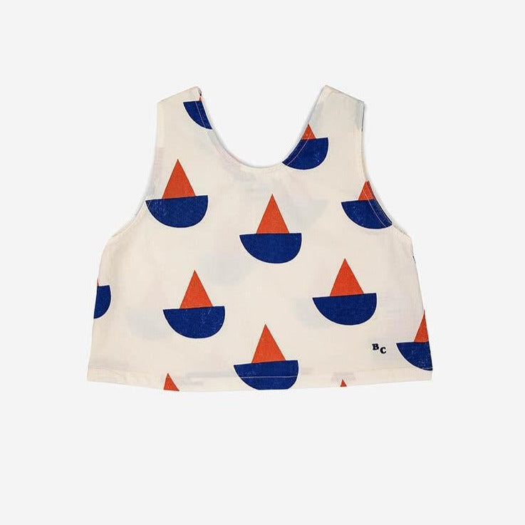 Sailboat All Over Woven Tank Top
