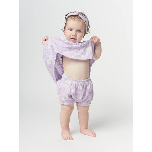 Waves All Over Woven Ruffle Bloomer