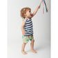 Blue Stripes Terry Tank Top